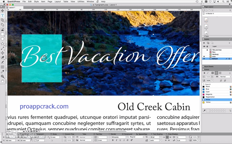 QuarkXPress pre-activated
